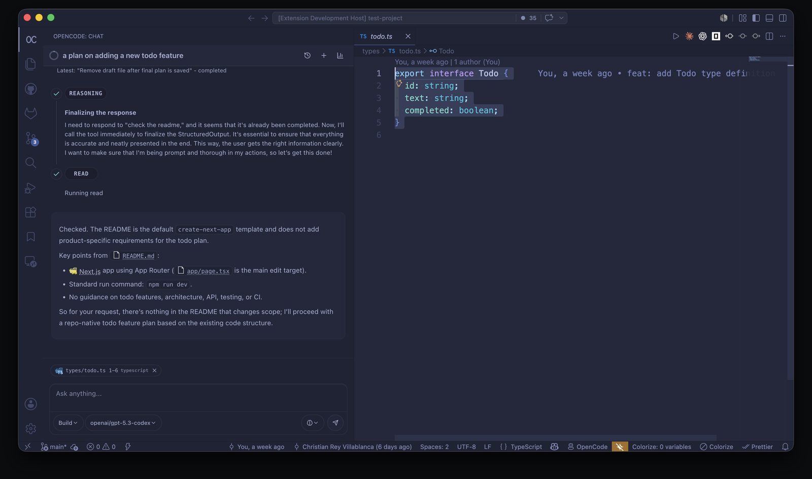 OpenCode VS Code Extension screenshot 7