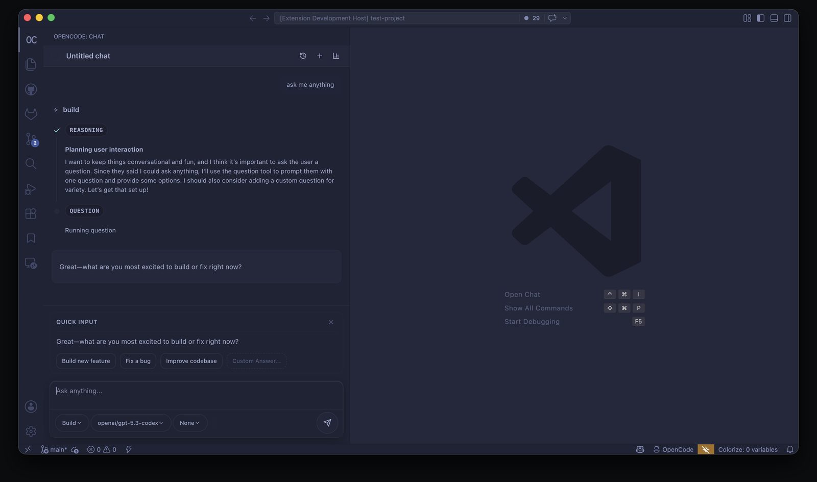 OpenCode VS Code Extension screenshot 6