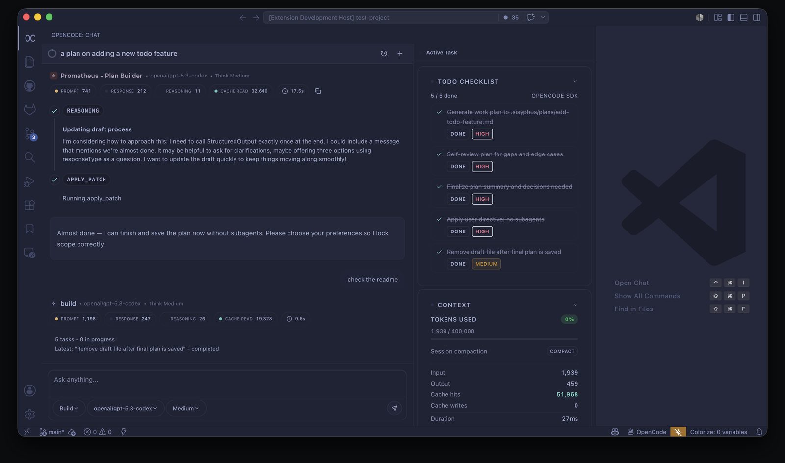 OpenCode VS Code Extension screenshot 8